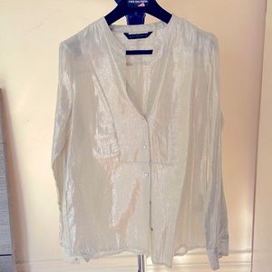 Zara Shimmer Shirt/blouse